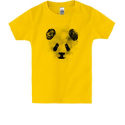 Детская футболка "Панда" акварель