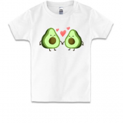Дитяча футболка "Пара закоханих авокадо"