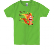 Дитяча футболка "Пилающий лис"