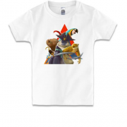 Детская футболка "Пират и команда"