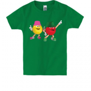 Детская футболка "Стильные m&m's"
