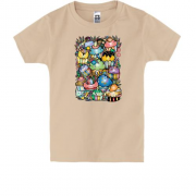 Детская футболка "Сюрреалистичные кокпейки"