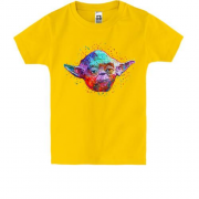 Детская футболка "Йода в стиле поп-арт"