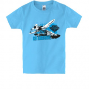 Детская футболка "world of warplanes"