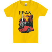 Дитяча футболка c машиною та написом "Fear this"