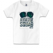 Детская футболка c очками "aviator squad"