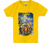 Детская футболка c тигром "Born to wander"