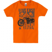 Детская футболка live fast