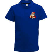 Дитяча футболка поло Санта з глінтвейном