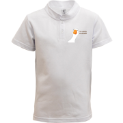 Детская футболка поло с гусем "Ти шось сказав?"