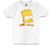 Детская футболка с Бартом Симпсоном "Ку-ку"
