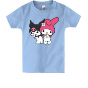 Дитяча футболка з Kuromi & My melody