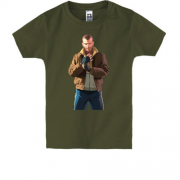 Детская футболка с Нико Белликом (GTA 4)