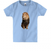 Детская футболка с большим львом
