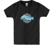 Детская футболка с детским самолетом