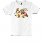 Дитяча футболка з динозаврами