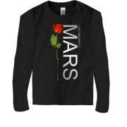 Детская футболка с длинным рукавом 30 секунд до марса с розой