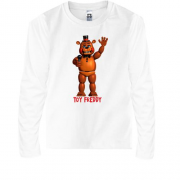 Детская футболка с длинным рукавом Five Nights at Freddy’s (Toy Freddy)