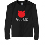 Детская футболка с длинным рукавом FreeBSD