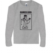 Детская футболка с длинным рукавом Gamer girl (2)