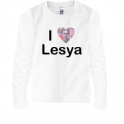 Дитячий лонгслів I Love Lesya