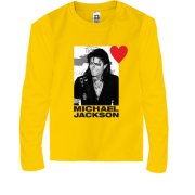 Детская футболка с длинным рукавом Люблю Майкла Джексона