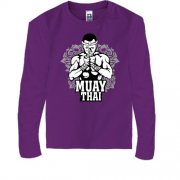 Детская футболка с длинным рукавом Muay Thai Fighter (2)