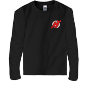 Детская футболка с длинным рукавом New Jersey Devils (Вышивка)