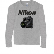 Детская футболка с длинным рукавом Nikon D850