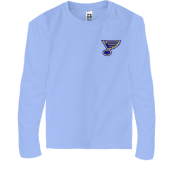 Детская футболка с длинным рукавом Saint Louis Blues (Вышивка)