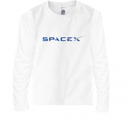 Детская футболка с длинным рукавом SpaceX