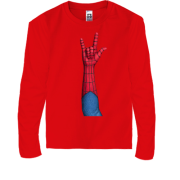 Детская футболка с длинным рукавом Spider-Man Rock