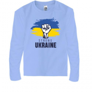 Дитячий лонгслів Strong Ukraine