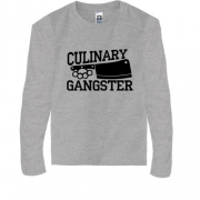 Детская футболка с длинным рукавом для шеф-повара "culinary gang