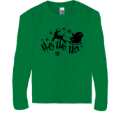 Дитячий лонгслів із Сантою "Ho Ho Ho"