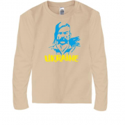 Детская футболка с длинным рукавом с казаком "Ukraine"