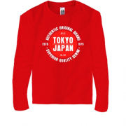 Детская футболка с длинным рукавом с принтом "Tokyo I Japan"