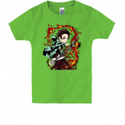 Детская футболка с героем м.ф. ""Клинок, рассекающий демонов"