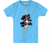 Детская футболка с гусем на скотче "duck tape.."