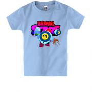 Детская футболка с лого Brawl Stars
