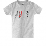 Дитяча футболка з написом Artist / autist