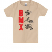 Детская футболка с надписью "BMX"