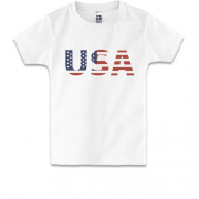 Дитяча футболка з написом "USA"