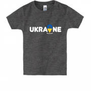 Дитяча футболка з принтом "Локація Україна"