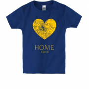 Детская футболка с сердцем "Home Львов"