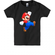 Детская футболка с шагающим Марио