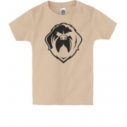 Детская футболка с силуэтом пса