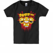 Детская футболка с смайлами-зомби "BUZZ"