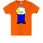 Дитяча футболка з тілом Гомера Сімпсона