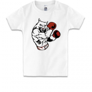 Детская футболка с тигром-боксёром
